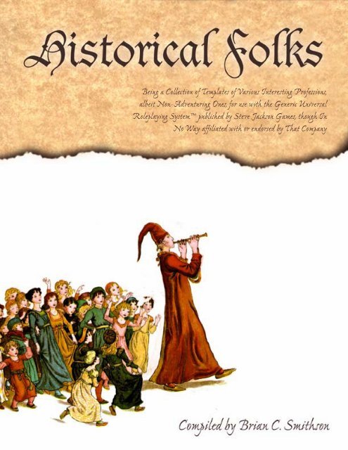 GURPS Historical Folks - Meekmok.com