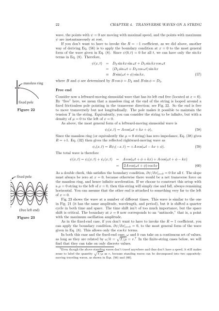 Transverse waves on a string - People.fas.harvard.edu