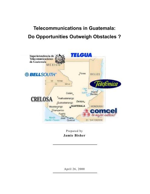 Guatemalan Telecom Privatization Study, 2000
