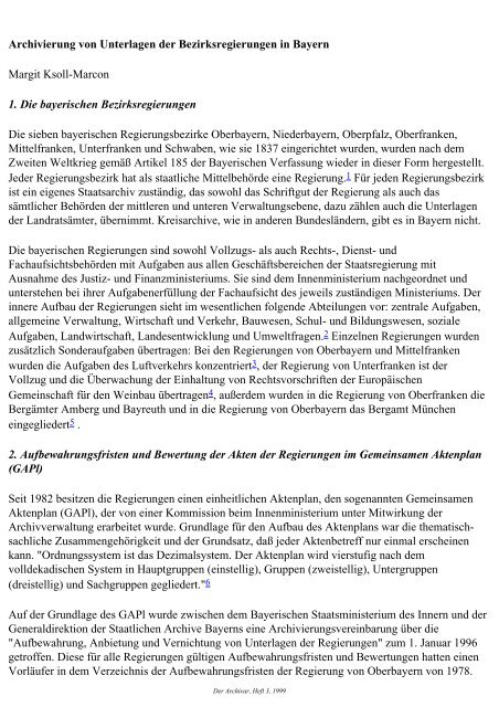 Der Archivar, Heft 3, 1999 - Archive in Nordrhein-Westfalen