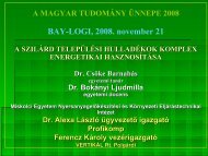 Dr. Alexa László - BAY-LOGI