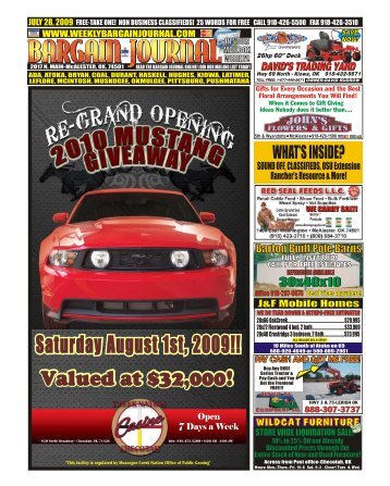 july 28, 2009 free-take one! non business classifieds! - The Weekly ...
