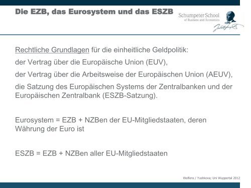 Skript Europäische Integration Teil 2 - Prof. Dr. Paul JJ Welfens ...