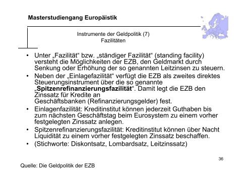 Masterstudiengang Europäistik