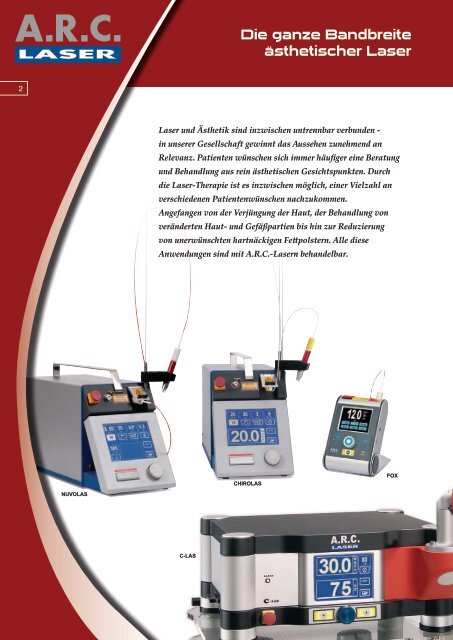 Broschüre (PDF) - ARC Laser