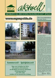 Ausgabe 02_2006 - Wohnungsgesellschaft Apolda mbH