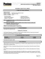 Msds471 Prestone Super Radiator Stop Leak Material Safety Data