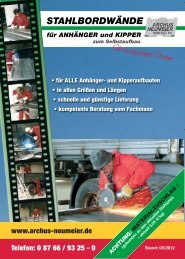 Automatische Wä (hydraulisch) - Archus Neumeier Gmbh & Co.kg