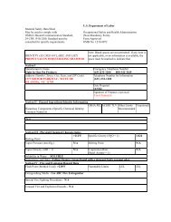 Material Safety Data Sheet US Department of Labor May be used to ...