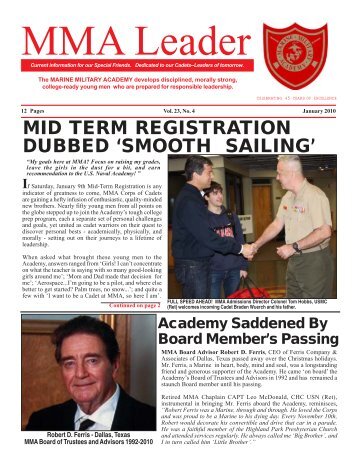 MMA Leader - Marine Military Academy