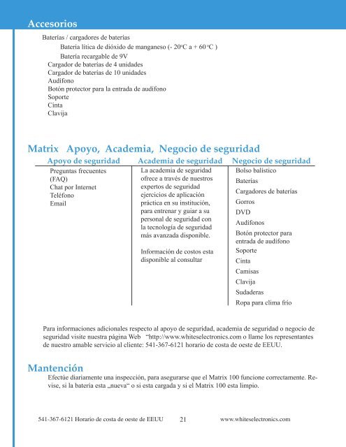 Baterías - White's Metal Detectors