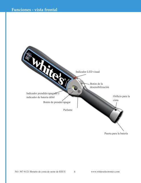 Baterías - White's Metal Detectors