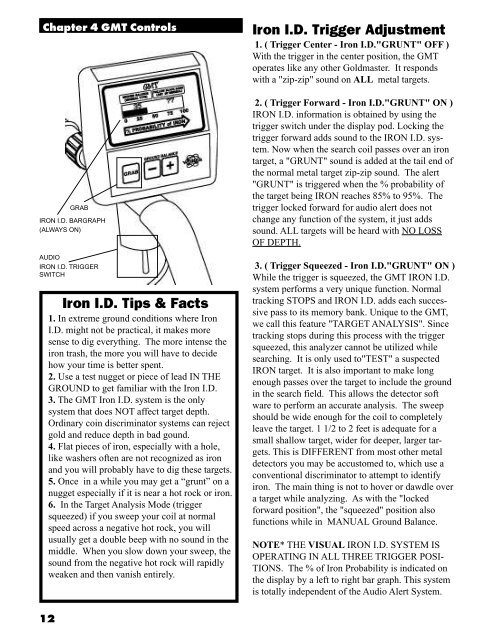 GM GMT Instruction Manual.pdf - White's Metal Detectors