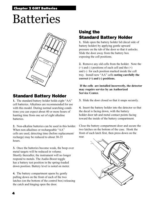 GM GMT Instruction Manual.pdf - White's Metal Detectors
