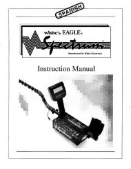 Manual Instruction - White's Metal Detectors