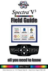Spectra V3 Field Guide - White's Metal Detectors