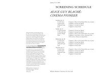 ScreeNiNG ScheDule Alice Guy BlAché: cinemA Pioneer - Whitney ...