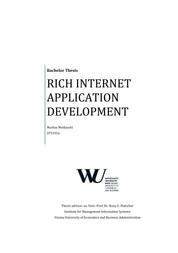 Rich Internet Application Development