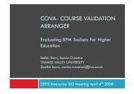 COVA- COURSE VALIDATION ARRANGER - CETIS Wiki