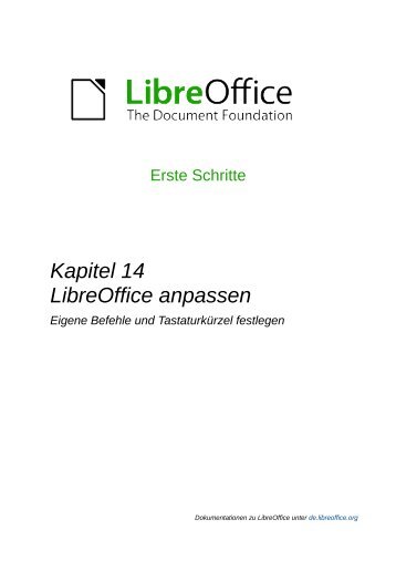 Kapitel 14 LibreOffice anpassen - The Document Foundation Wiki