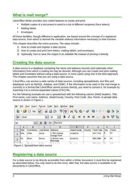 Using Mail Merge - The Document Foundation Wiki