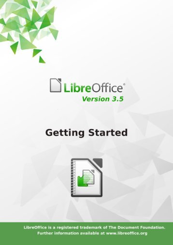 Getting Started with LibreOffice 3.5 - The Document Foundation Wiki