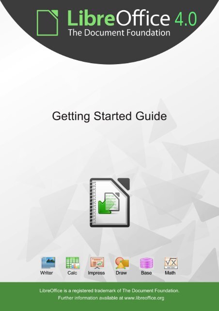 LibreOffice Impress, Base, Draw, and Math, GNOME User Guide