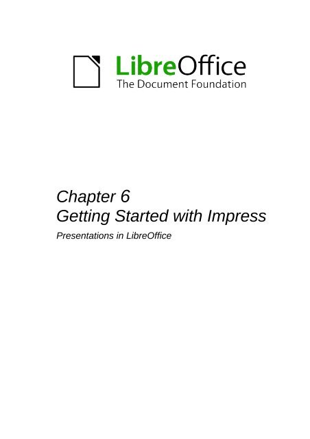 Getting Started with LibreOffice 3.3 - The Document Foundation Wiki