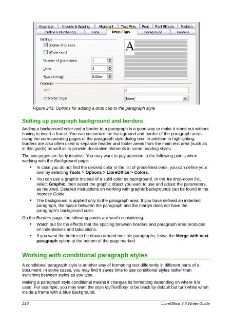 LibreOffice 3.6 Writer Guide - The Document Foundation Wiki