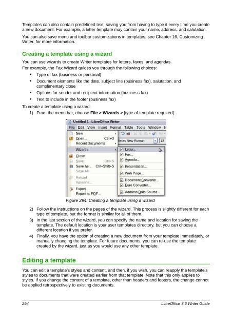 LibreOffice 3.6 Writer Guide - The Document Foundation Wiki