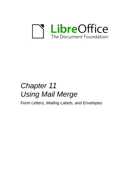 LibreOffice 3.6 Writer Guide - The Document Foundation Wiki