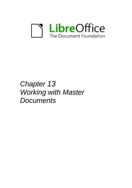 LibreOffice 3.6 Writer Guide - The Document Foundation Wiki