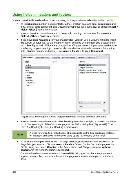 LibreOffice 3.6 Writer Guide - The Document Foundation Wiki