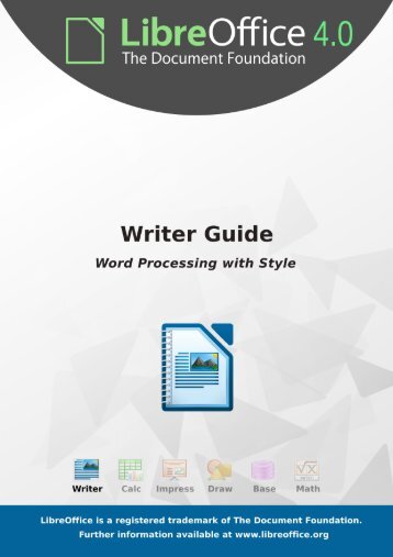 LibreOffice 4.0 Writer Guide - The Document Foundation Wiki