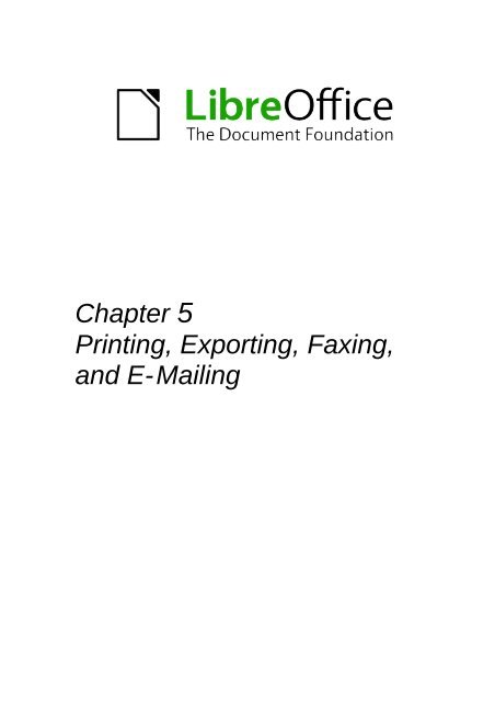 LibreOffice 4.0 Writer Guide - The Document Foundation Wiki