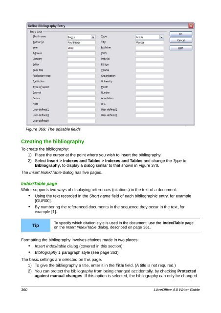 LibreOffice 4.0 Writer Guide - The Document Foundation Wiki