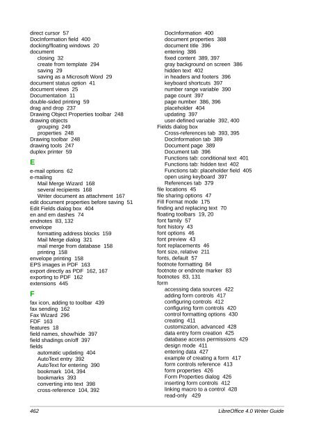 LibreOffice 4.0 Writer Guide - The Document Foundation Wiki