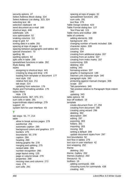 LibreOffice 4.0 Writer Guide - The Document Foundation Wiki