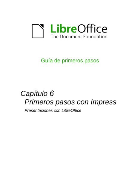 primeros pasos con impress - The Document Foundation Wiki