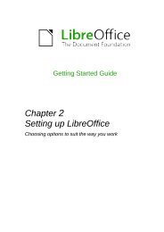 Setting up LibreOffice - The Document Foundation Wiki