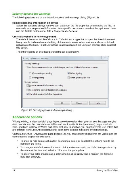 Setting up LibreOffice - The Document Foundation Wiki