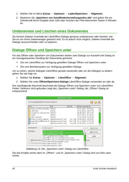 Erste Schritte Handbuch - The Document Foundation Wiki