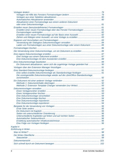 Erste Schritte Handbuch - The Document Foundation Wiki