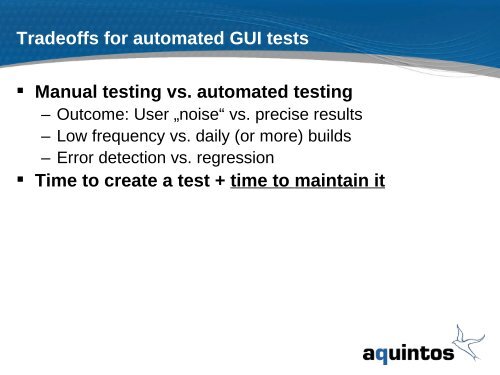 Automated GUI Tests with SWTBot
