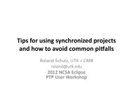 Tips for using synchronized projects and how to avoid common pi alls