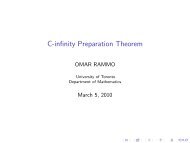 {\infty}$ preparation and division Theorems - wiki - University of ...