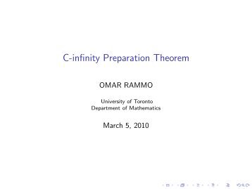{\infty}$ preparation and division Theorems - wiki - University of ...