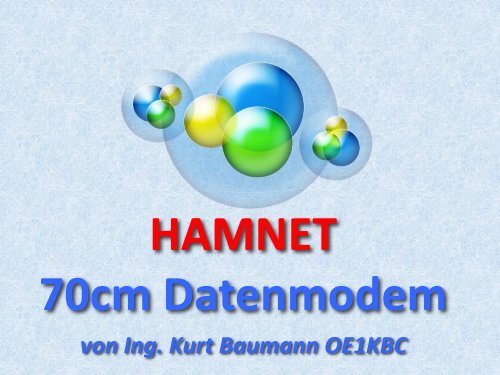 HAMNET 70cm Datenmodem - OE Wiki - ÖVSV