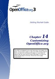 Customizing OpenOffice.org - OpenOffice.org wiki