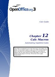 Calc Macros - OpenOffice.org wiki